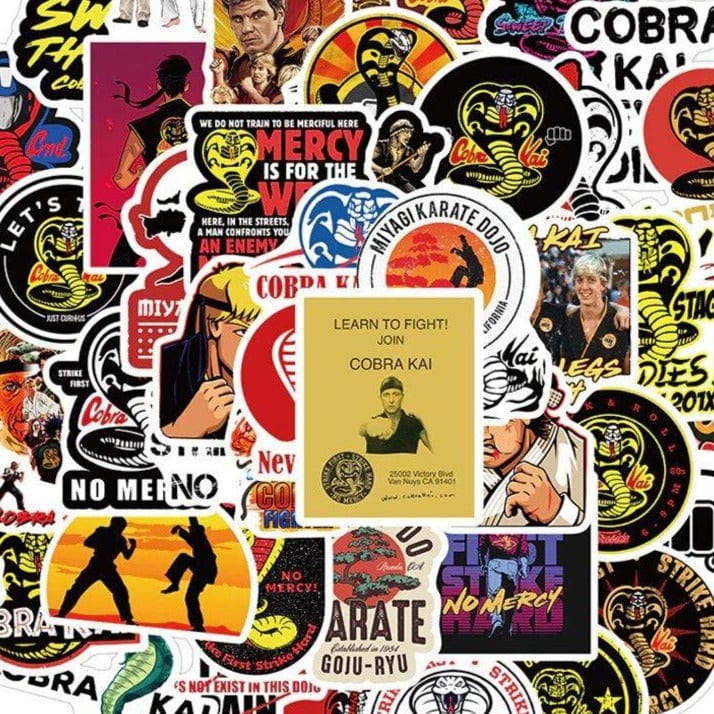 Stickers Cobra Kai Pack de Stickers Tresor Otaku