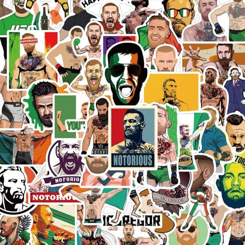 Stickers Conor Mc Gregor Pack de Stickers Tresor Otaku