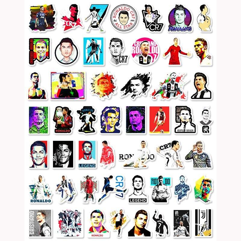 Stickers Cristiano Ronaldo Pack de Stickers Tresor Otaku