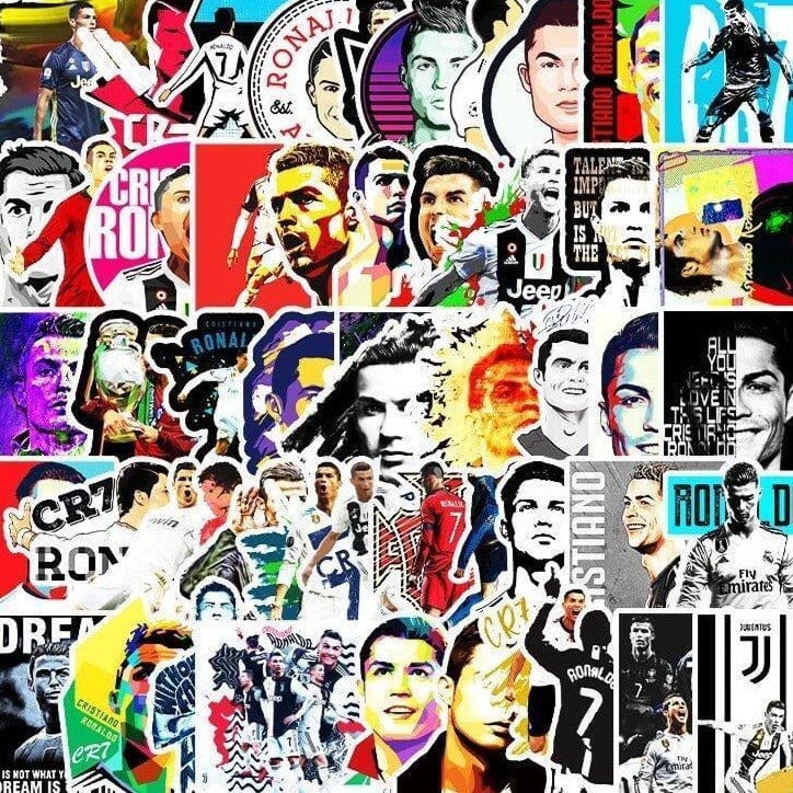 Stickers Cristiano Ronaldo Pack de Stickers Tresor Otaku
