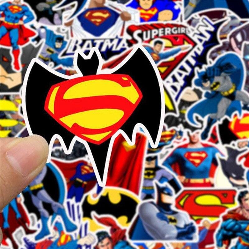 Stickers DC Comics <br> (Pack de 45) Pack de Stickers Tresor Otaku