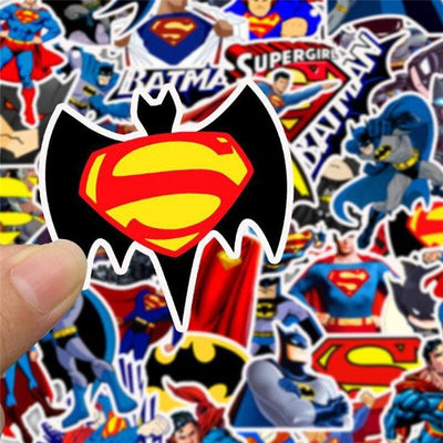Stickers DC Comics <br> (Pack de 45) Pack de Stickers Tresor Otaku