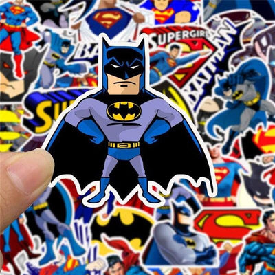 Stickers DC Comics <br> (Pack de 45) Pack de Stickers Tresor Otaku