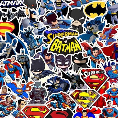 Stickers DC Comics <br> (Pack de 45) Pack de Stickers Tresor Otaku