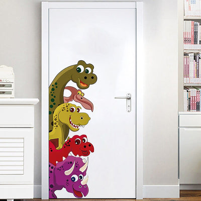 Stickers Dinosaures pour Porte Tresor Otaku