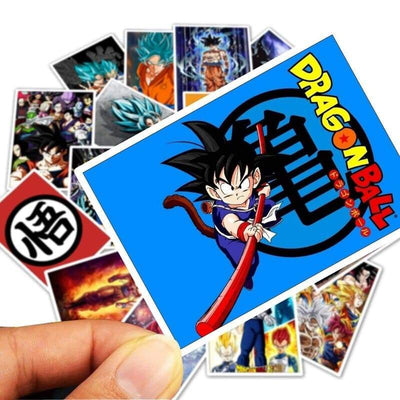 Stickers Dragon Ball Rectangle Pack de Stickers Tresor Otaku