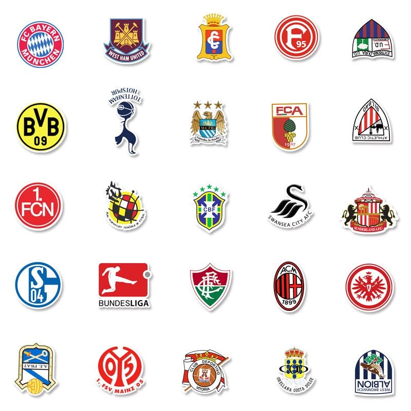 Stickers Équipe de Foot Pack de Stickers Tresor Otaku