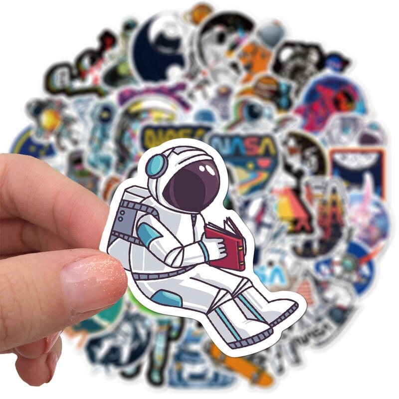 Stickers Espace<br> NASA (50 pcs) Stickers Espace Tresor Otaku
