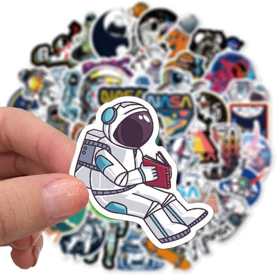 Stickers Espace<br> NASA (50 pcs) Stickers Espace Tresor Otaku