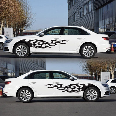 Stickers Flamme Voiture Tresor Otaku