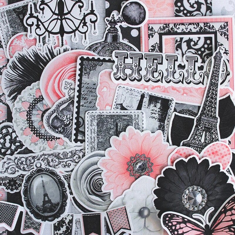 Stickers Fleurs<br> Vintage (57 pcs) Stickers Vintage Tresor Otaku