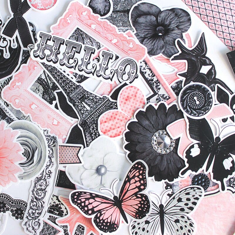 Stickers Fleurs<br> Vintage (57 pcs) Stickers Vintage Tresor Otaku