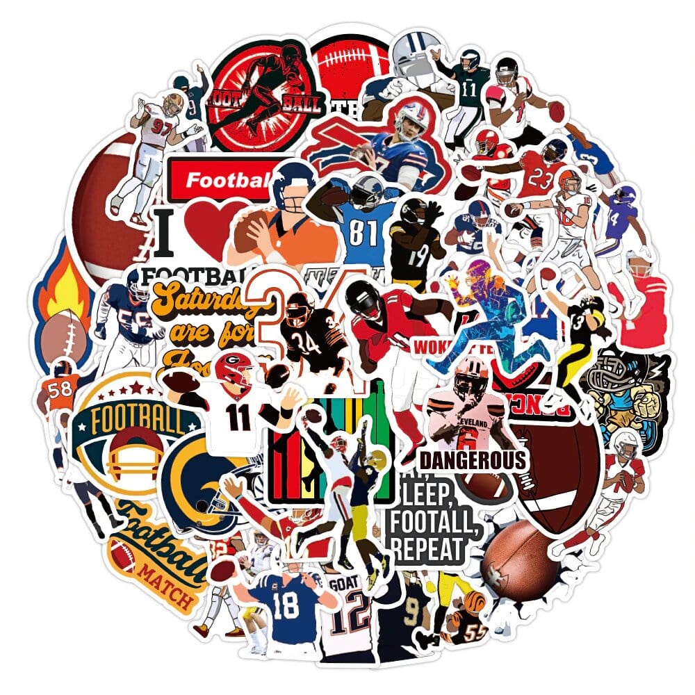 Stickers Foot US Pack de Stickers Tresor Otaku