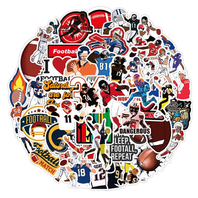 Stickers Foot US Pack de Stickers Tresor Otaku