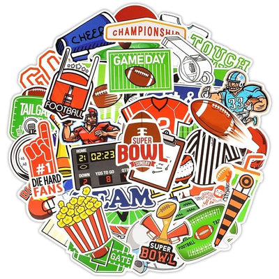 Stickers Football Américain Pack de Stickers Tresor Otaku