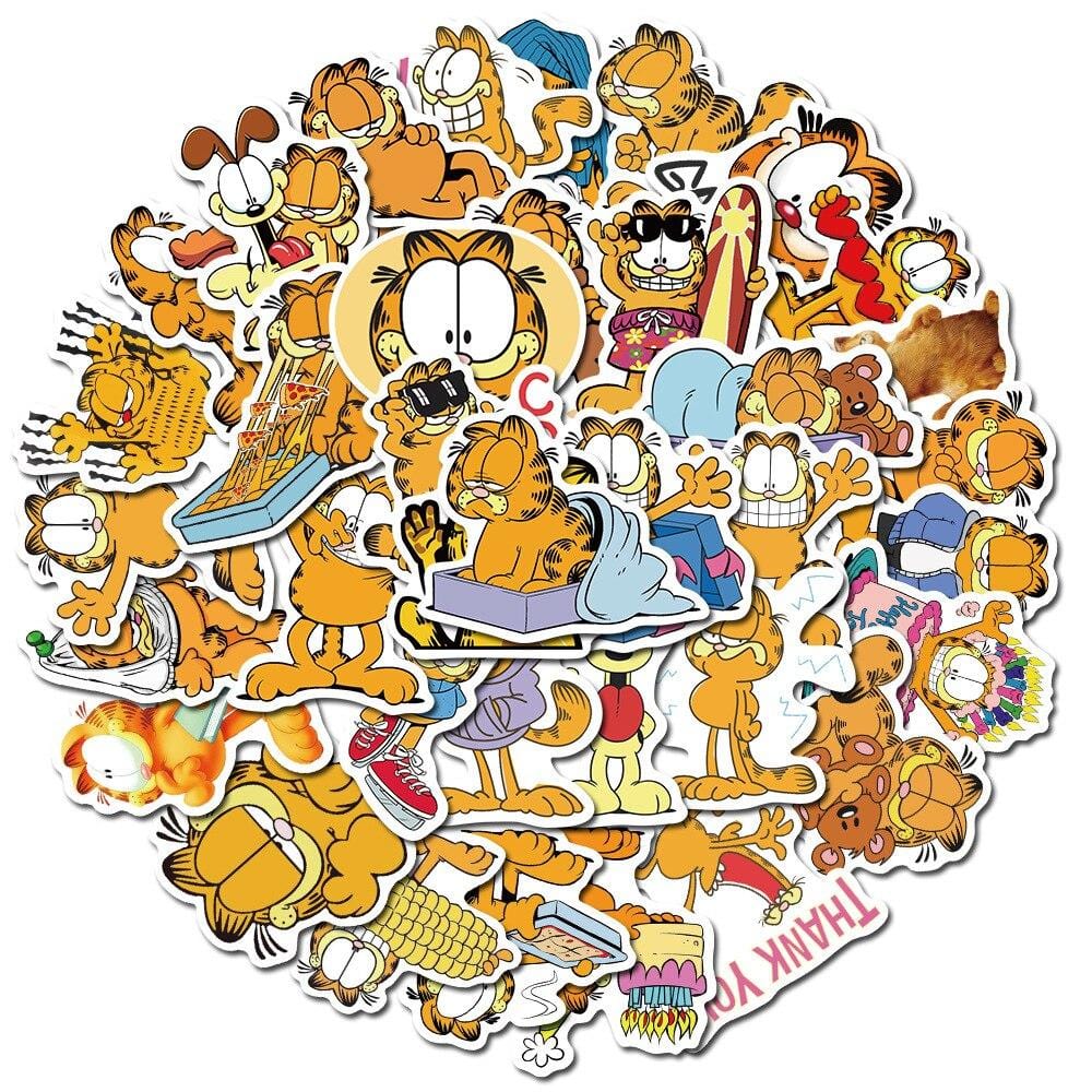 Stickers Garfield Pack de Stickers Tresor Otaku