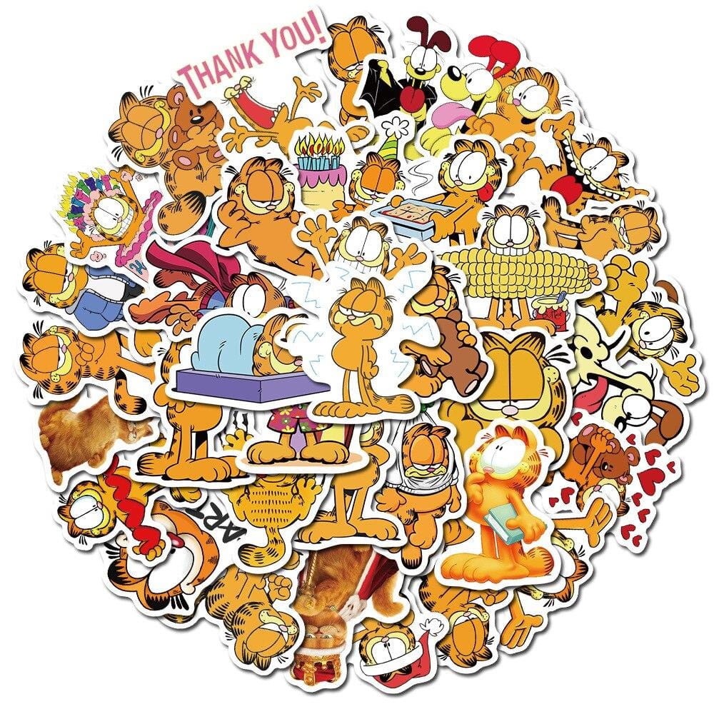 Stickers Garfield Pack de Stickers Tresor Otaku