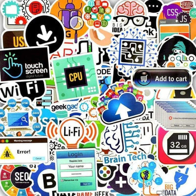 Stickers Geek Pack de Stickers Tresor Otaku