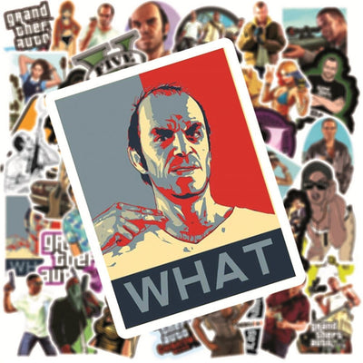 Stickers GTA 5 Pack de Stickers Tresor Otaku
