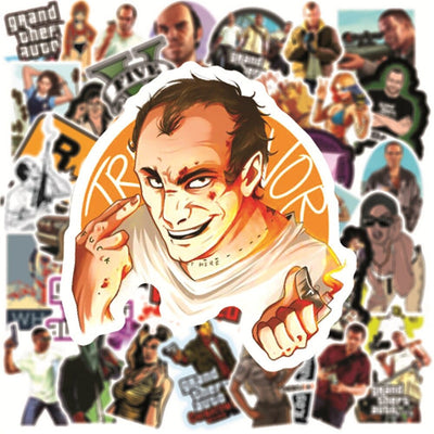 Stickers GTA 5 Pack de Stickers Tresor Otaku