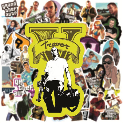 Stickers GTA 5 Pack de Stickers Tresor Otaku