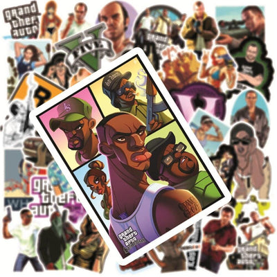 Stickers GTA 5 Pack de Stickers Tresor Otaku