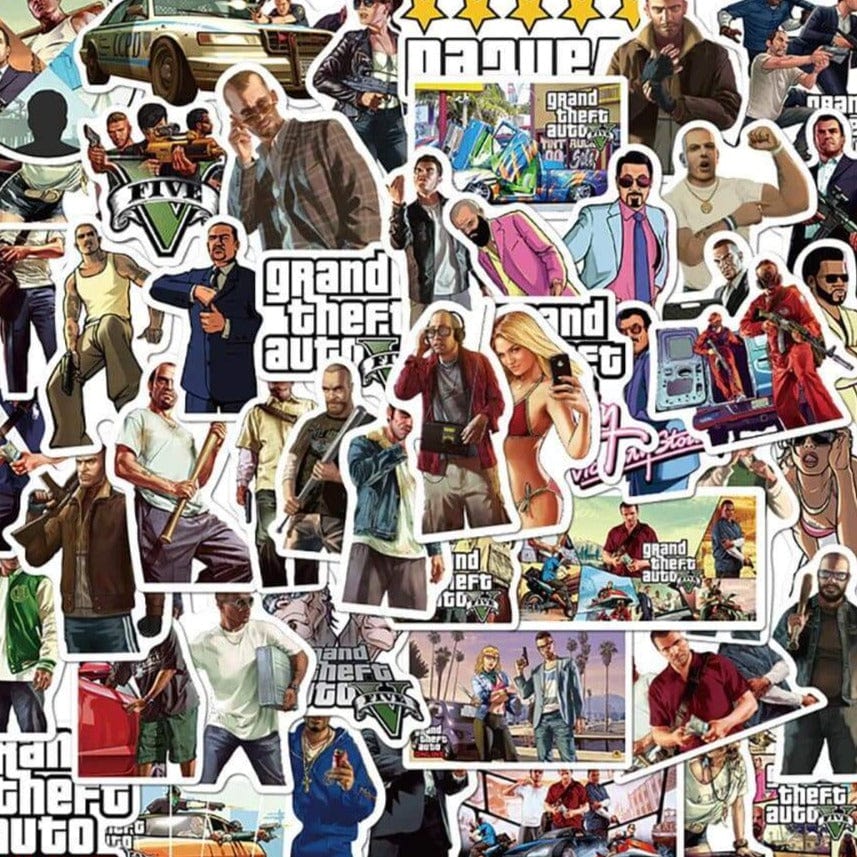 Stickers GTA Pack de Stickers Tresor Otaku