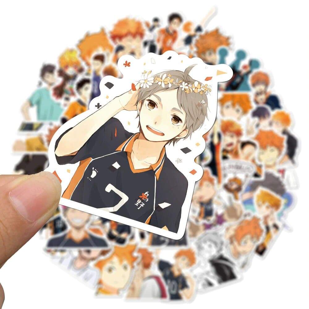 Stickers Haikyuu Pack de Stickers Tresor Otaku