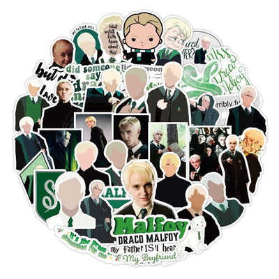 Stickers Harry Potter Draco Malfoy Pack de Stickers Tresor Otaku