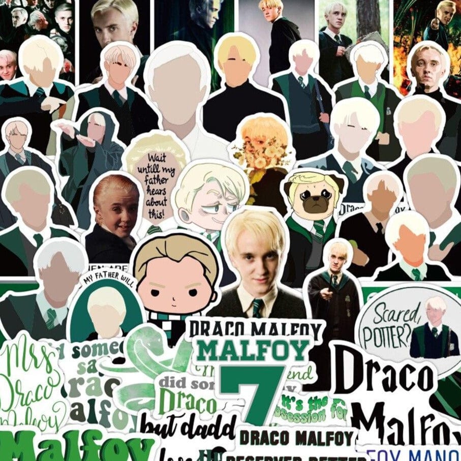 Stickers Harry Potter Draco Malfoy Pack de Stickers Tresor Otaku