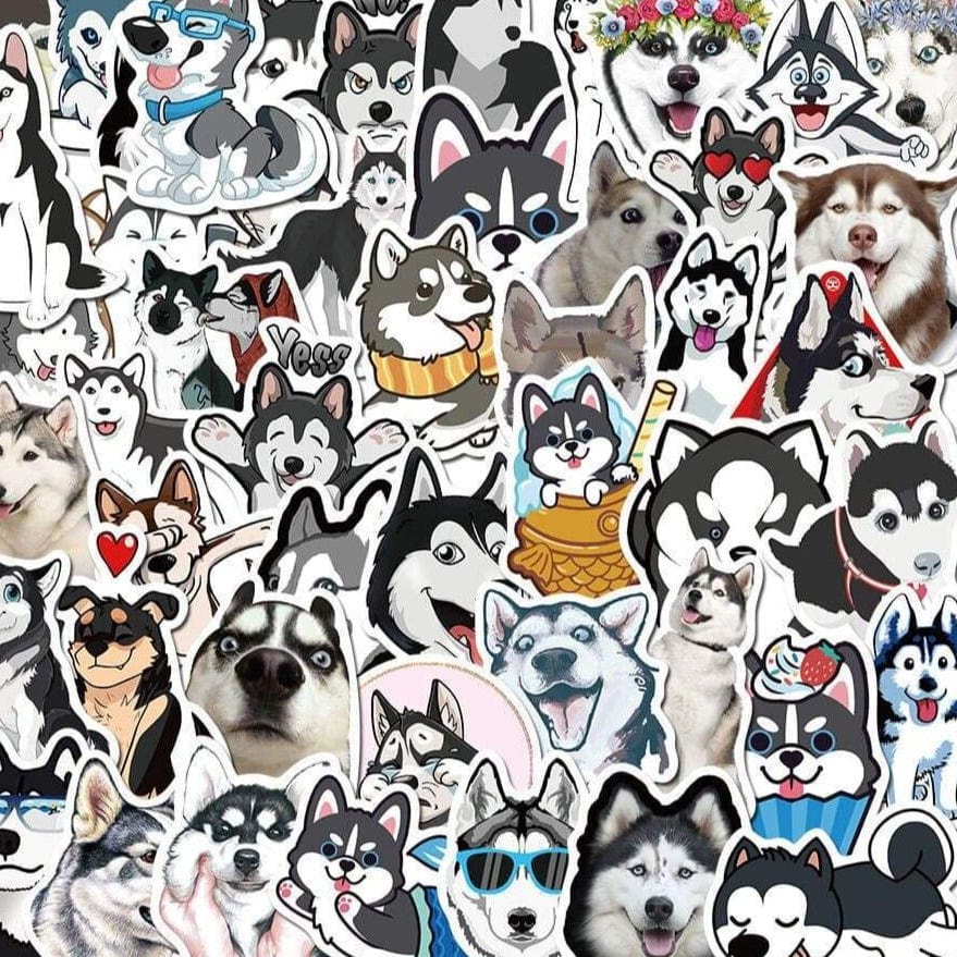 Stickers Husky Pack de Stickers Tresor Otaku