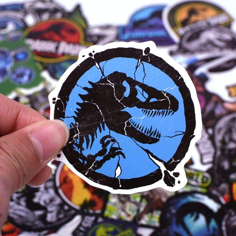 Stickers Jurassic Park <br> (Pack de 75) Pack de Stickers Tresor Otaku