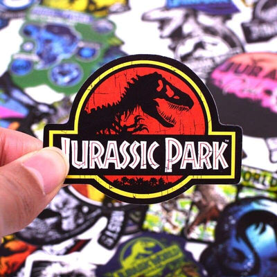 Stickers Jurassic Park <br> (Pack de 75) Pack de Stickers Tresor Otaku