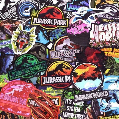 Stickers Jurassic Park <br> (Pack de 75) Pack de Stickers Tresor Otaku