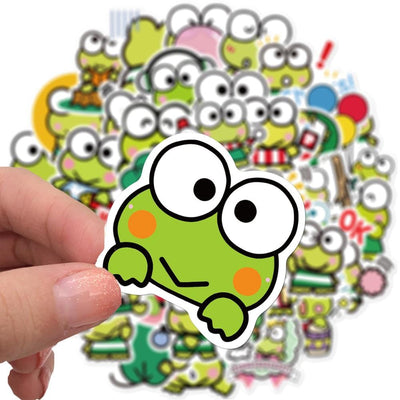 Stickers Kawaii Grenouilles Pack de Stickers Tresor Otaku