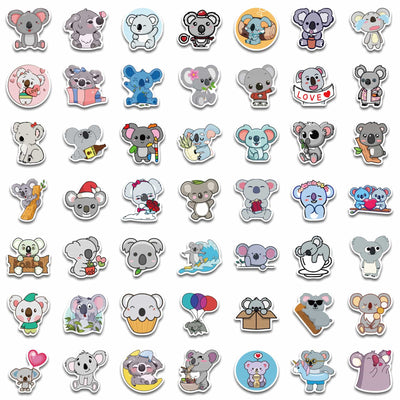Stickers Kawaii Koala Pack de Stickers Tresor Otaku