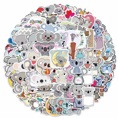Stickers Kawaii Koala Pack de Stickers Tresor Otaku