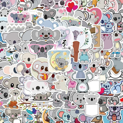 Stickers Kawaii Koala Pack de Stickers Tresor Otaku
