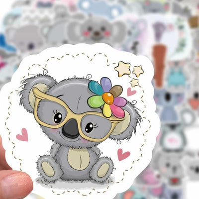 Stickers Kawaii Koala Pack de Stickers Tresor Otaku