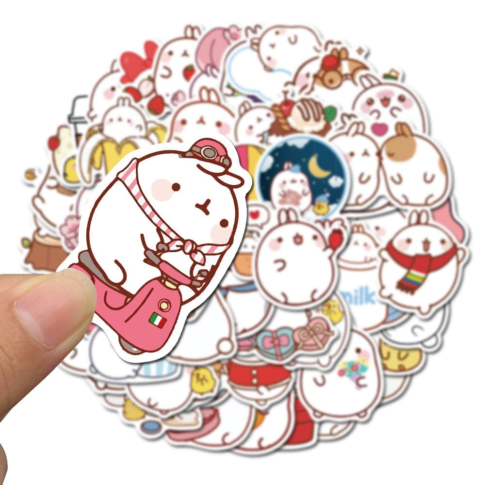 Stickers Kawaii Lapin Pack de Stickers Tresor Otaku