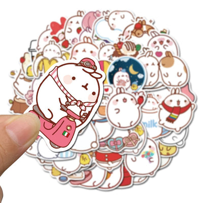 Stickers Kawaii Lapin Pack de Stickers Tresor Otaku