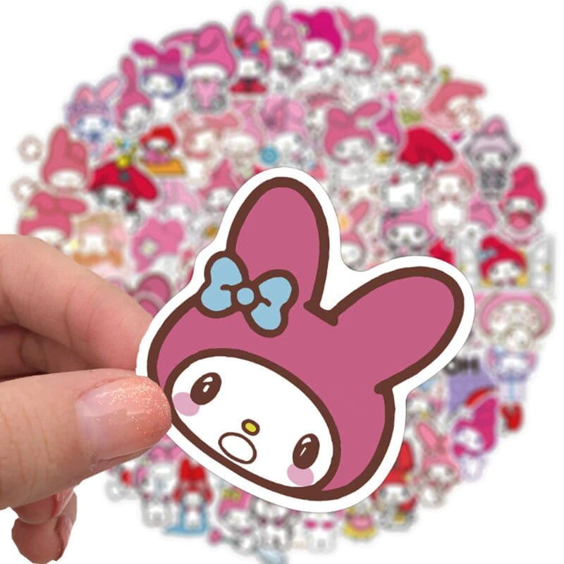 Stickers Kawaii Lapinou Pack de Stickers Tresor Otaku