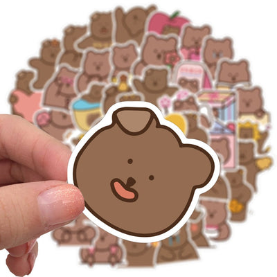 Stickers Kawaii Oursons Pack de Stickers Tresor Otaku