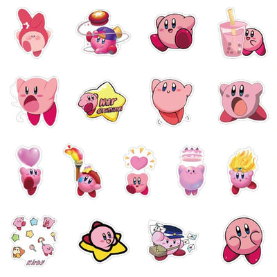 Stickers Kirby Pack de Stickers Tresor Otaku