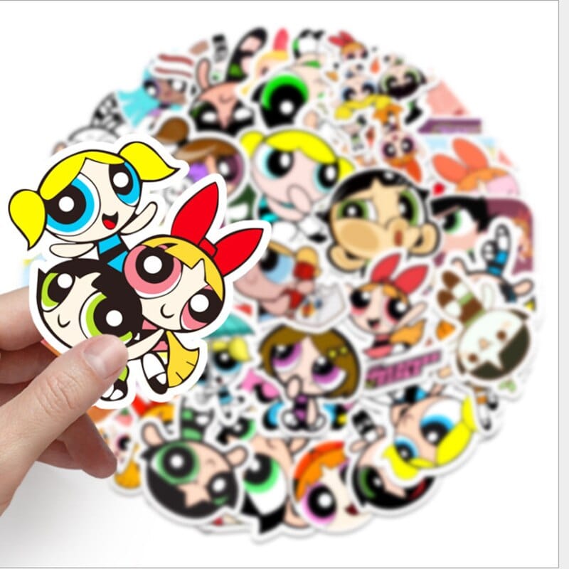 Stickers Les Super Nanas Pack de Stickers Tresor Otaku