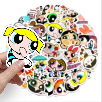 Stickers Les Super Nanas Pack de Stickers Tresor Otaku