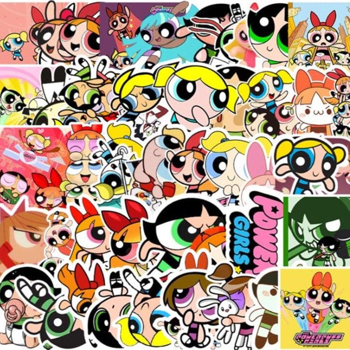 Stickers Les Super Nanas Pack de Stickers Tresor Otaku