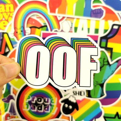 Stickers LGBT Pack de Stickers Tresor Otaku