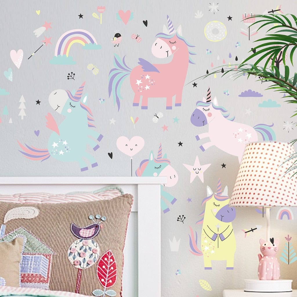 Stickers Licorne XXL Tresor Otaku