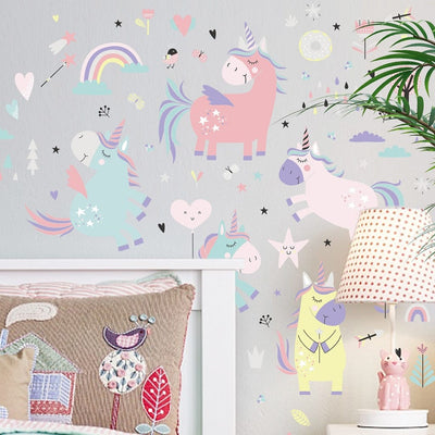 Stickers Licorne XXL Tresor Otaku